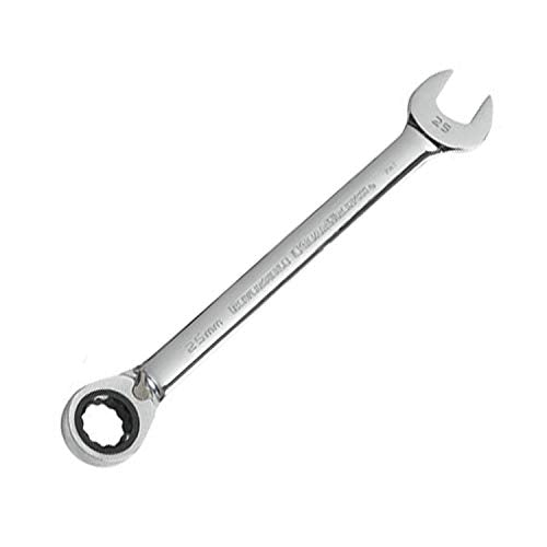 8 Pc SAE Reversible Ratcheting Wrench Set with Wrench Rack - Lifetime Warranty