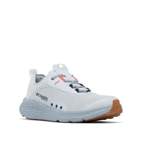 Columbia Men's Castback PFG Fishing Shoes - Cirrus Grey/Sunset Red 10