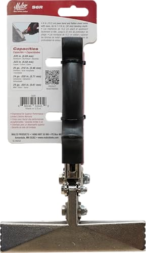6-Inch Hand Seam Seamer - Steel Metal Fabrication Tool for Roofing & HVAC