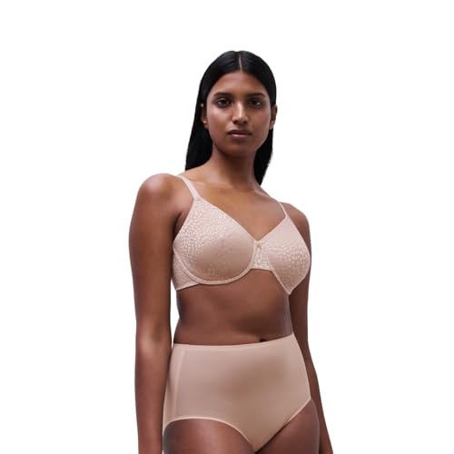 Magique Back Smoothing Minimizer Bra 34D Beige - Comfortable Support
