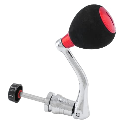 Large Red Fishing Spinning Reel Handle - Replacement Part for 4000+ Series