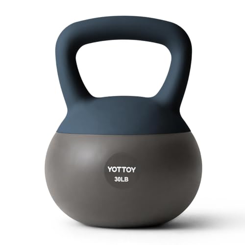 30LB Blue Soft Kettlebell Set for Strength Training & Home Workouts
