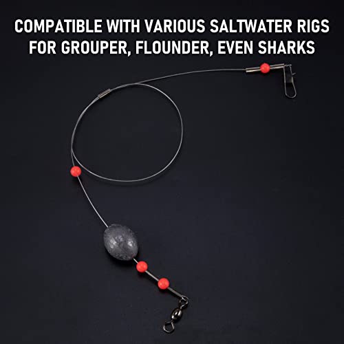Fishing Egg Sinkers Molded Lead Weights 3/4oz 20 Pack for Bottom Fishing