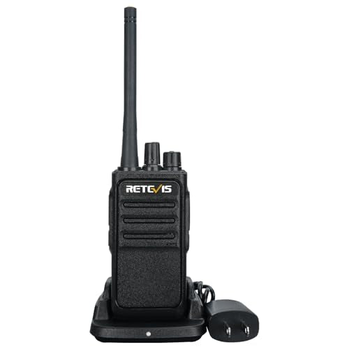 Retevis RT17 Walkie Talkies Long Range for Adults,Rechargeable 2 Way Radios with USB Charger Base, Lightweight Two Way Radio with 1200mAh Battery, Handsfree for Family Skiing Hunting Gifts(4 Pack)