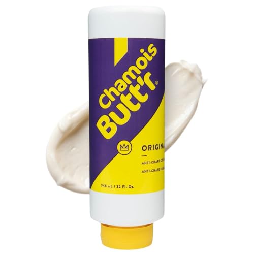 Chamois Butt'r Original Anti-Chafe Cream in 32 Fl Oz Tube - Soothes Skin, Prevents Rubbing
