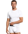 Heavyweight Cotton Crew Neck T-Shirts Pack of 3 - White