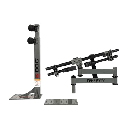BOG TreePod Hunting Rest with Adjustable Height & Tilting Frame for Stable Shooting