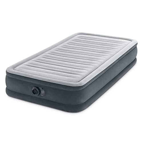 Intex Dura-Beam Deluxe Twin Air Mattress Set of 2 with Pump - 13 Inch