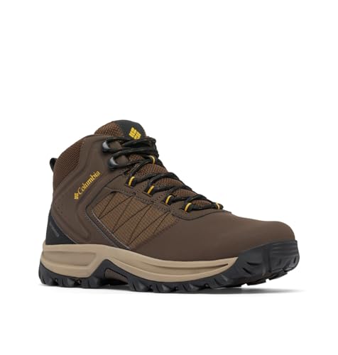 Men's Waterproof Hiking Boots - Transverse Hike, Cordovan & Golden Yellow