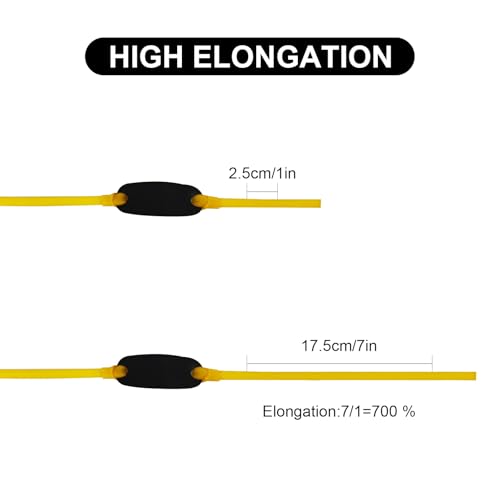 Heavy Duty Slingshot Replacement Bands - Natural Latex Rubber, 60cm Set