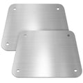 Bememo 2 Pcs Boat Outboard Transom Support Plates Reinforcement Aluminum