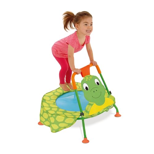 Nursery Trampoline for Kids - Turtle Design, Toddler Bouncer, Safe Indoor Outdoors