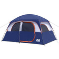 Blue CAMPROS CP 6-Person Waterproof Family Camping Tent - Spacious & Durable