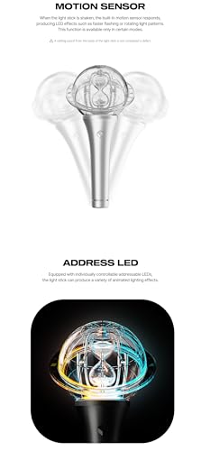 ATZ Official ATEEZ Lightstick Ver.3 with Tracking Fanlight - K-Pop Merchandise