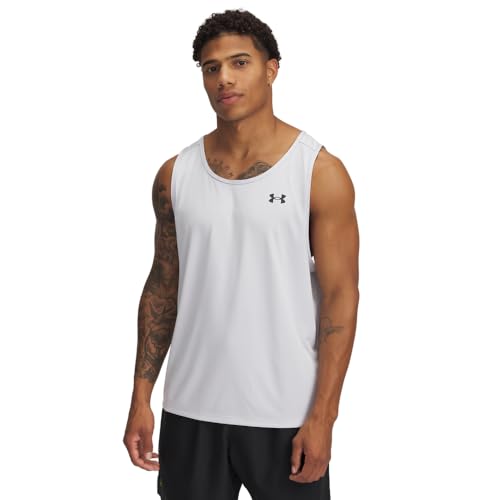 Under Armour Men's Velocity Tank Top Small Halo Gray & Black - Performance Training