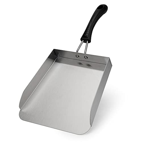 Large Griddle Spatula for Rice & Veggies - Heavy Duty Stainless Steel