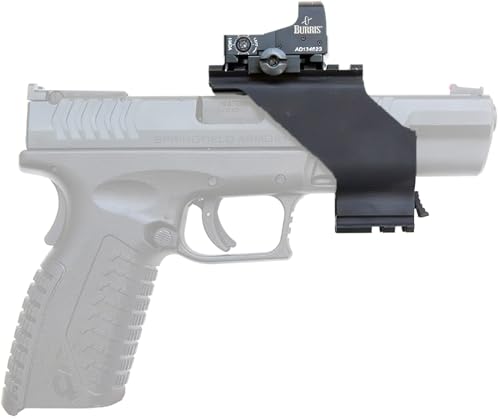 Universal Pistol Sight Mount for Red Dot & Micro Optics - Fits 1913 Rails