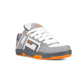 DVS Mens Comanche Skate Shoes 10.5 Charcoal Grey Orange High-Quality Leather