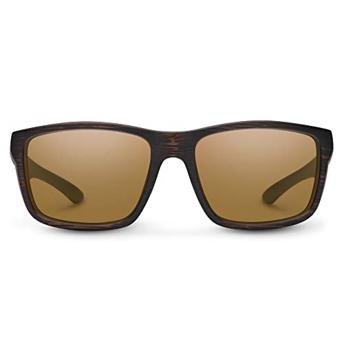 Suncloud Mayor Polarized Sunglasses - Burnished Brown Frame, 100% UV Protection, Comfortable Fit