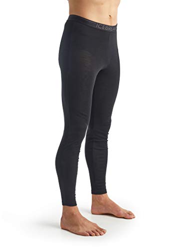 Icebreaker Men's 175 Merino Wool Leggings - Large Black Base Layer