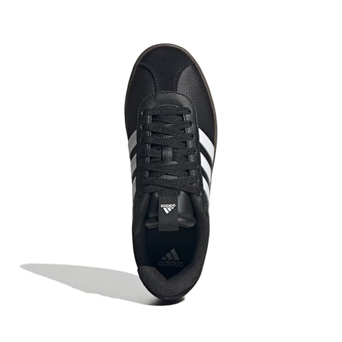 adidas Women's Vl Court Bold Sneakers Black White Gum Platform Shoe