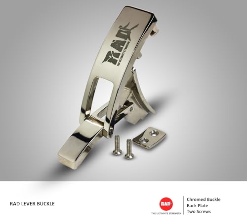RAD Replacement Lever Buckle for Powerlifting Lever Belts and Weight Lifting Lever Belt (Chrome)