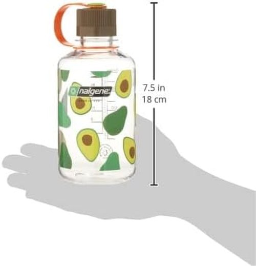 Nalgene Sustain 16 OZ BPA-Free Water Bottle - Eco-Friendly Design with 50% Recycled Plastic - Avocado