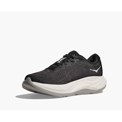 Hoka Rincon 4 Men’s Running Shoes 11.5 Black/White Lightweight Cushioned
