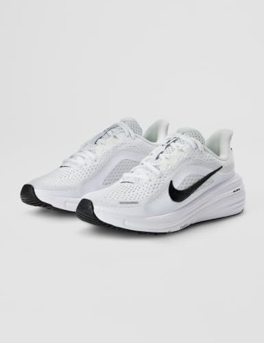 Nike Kids Winflo 12 Running Shoes - Big Kid 5.5 White/Black/Pure Platinum