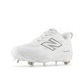New Balance Women's Fresh Foam X Velo V4 Softball Cleats 6.5 White/Black
