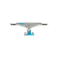 Tensor Skateboard Trucks Aluminum Stencil Mirror Raw/Light Blue Fade 5.5 (8.25")