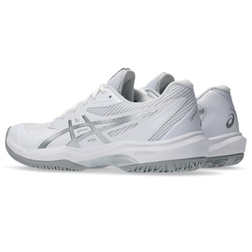ASICS Women's Game FlyteFoam Tennis Shoes White/Pure Silver Size 8