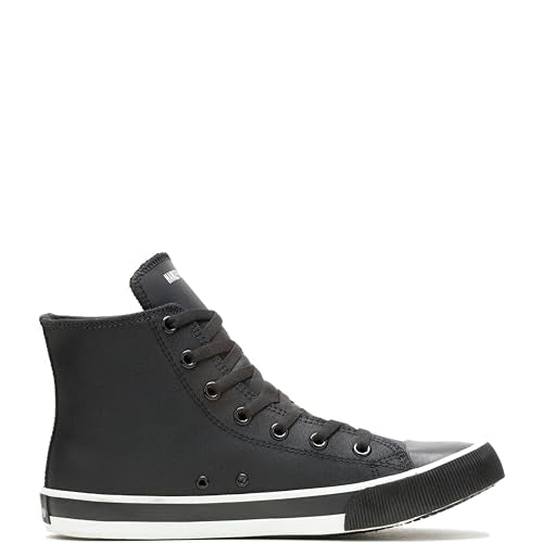 Harley-Davidson Men's Baxter Sneakers Black/White 12 Casual Leather Shoes