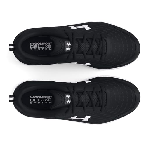 Under Armour Women's Charged Assert 10 Running Shoes - Black/White, Size 7.5