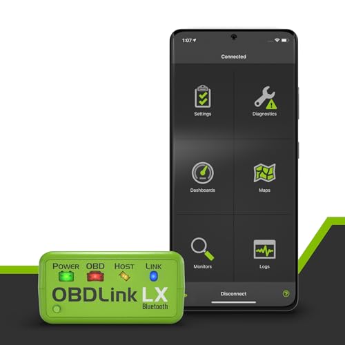 Bluetooth OBD2 Diagnostic Scanner Adapter for Cars & Motorcycles, Android Compatible