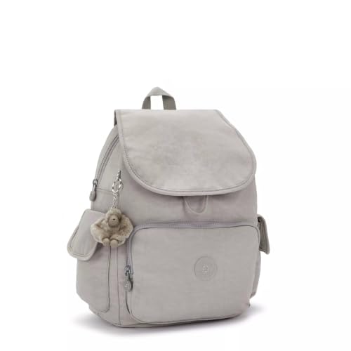 Kipling Women's City Pack Backpack Grey 10.5"L x 14.5"H x 6.75"D All-Day Versatile