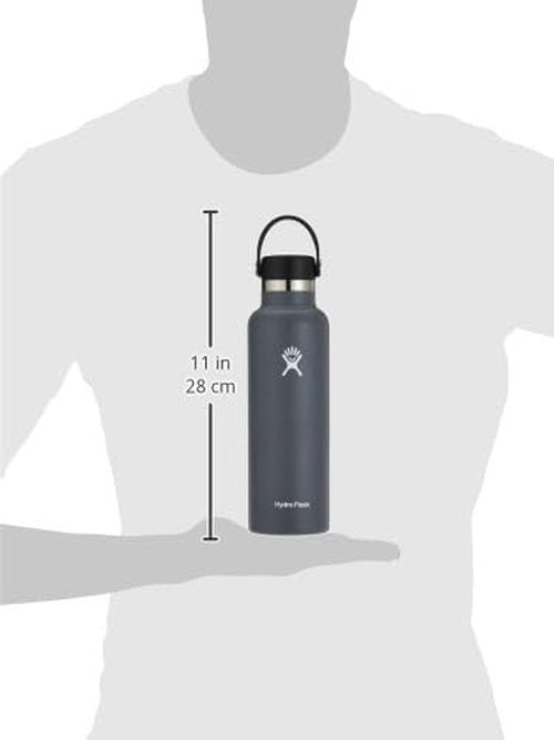 Hydro Flask Water Bottle - Insulated Stainless Steel - Leakproof & Non-Spill | 24 Oz Stone