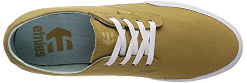 Etnies Men's Jameson Vulc LS Skate Shoe, TAN/White, 7 Medium US