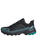 adidas Men's Terrex Skychaser AX5 Gore-Tex Hiking Shoes Black/Carbon/Pure Teal - Lightweight Waterproof Trail Footwear