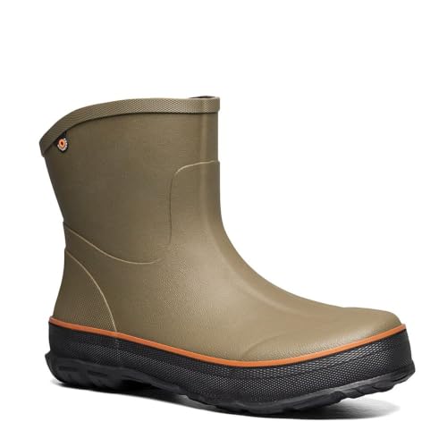 Men's BOGS Digger Mid Boot - Olive, Durable Waterproof Work Shoe
