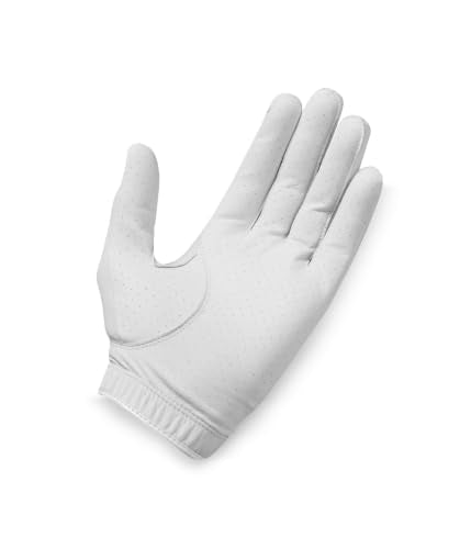 TaylorMade Golf 2021 Status JR. Left Hand Glove White Medium - New Season