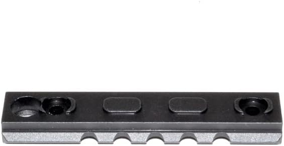 PRESMA Picatinny Rail Section Kit - M-LOK to Picatinny Adapter, 3-Piece Set in Black