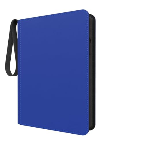 Blue 9-Pocket Zippered Card Binder - Holds 432 Trading & Gaming Cards