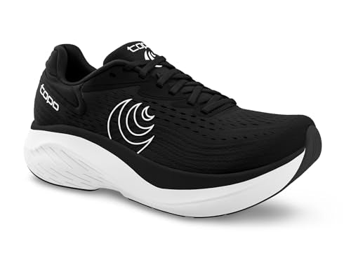 Lightweight Road Running Shoes for Women - Black & White, Atmos 2