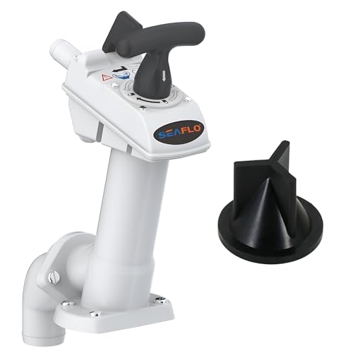 Seaflo Manual Toilet Pump Handle Kit for Marine Toilets - Easy Lock System