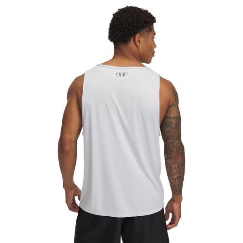 Under Armour Men's Velocity Tank Top Small Halo Gray & Black - Performance Training