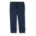 Toddler Boys Fleece Jogger Sweatpants Navy Large Multipack - Elastic Waist & Drawstring