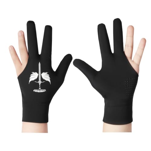 Billiard Gloves 2 Pack Left Hand Pool Gloves for Snooker and Cue Sports