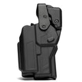 Alien Gear Rapid Force Level 3 Duty Holster for 17/19/19X/23/44/45/47 with Compact Light - Right Hand, Optic Ready