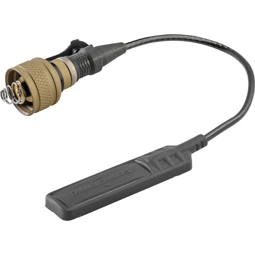 Tactical Remote Switch Assembly for WeaponLights - Tan, 7-Inch Cable